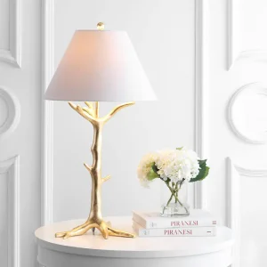 Arbor 33.5" Resin LED Table Lamp, Gold