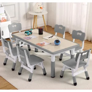Kids Table and 6 Chair Set