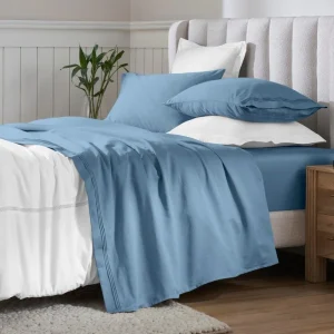 Superior Egyptian Cotton 650 Thread Count Deep Pocket Solid Sheet Set
