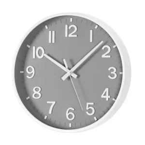 Wall Clock 12 Inch Battery Operated Indoor Bedroom Kitchen